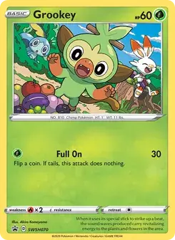 Grookey SWSH070 SWSH Black Star Promos Pokémon card