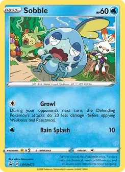 Sobble SWSH073 SWSH Black Star Promos Pokémon card
