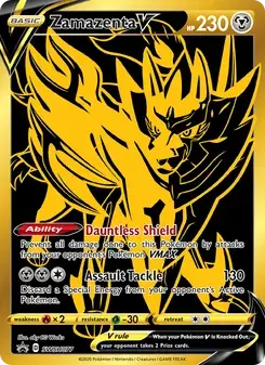 Zamazenta V SWSH077 SWSH Black Star Promos Pokémon card