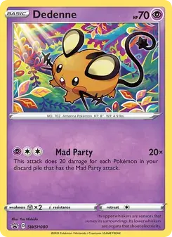 Dedenne SWSH080 SWSH Black Star Promos Pokémon card