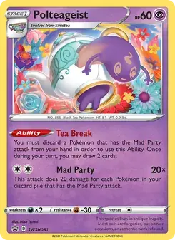 Polteageist SWSH081 SWSH Black Star Promos Pokémon card