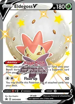Eldegoss V SWSH084 SWSH Black Star Promos Pokémon card