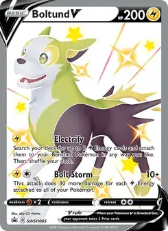 Boltund V SWSH085 SWSH Black Star Promos Pokémon card