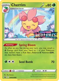 Cherrim SWSH088 SWSH Black Star Promos Pokémon card