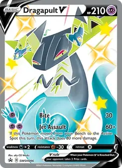 Dragapult V SWSH096 SWSH Black Star Promos Pokémon card