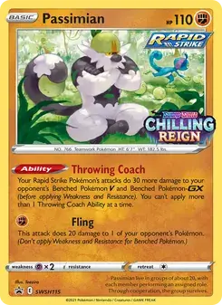 Passimian SWSH115 SWSH Black Star Promos Pokémon card