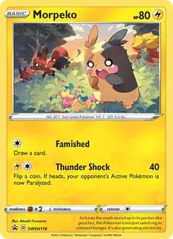 Morpeko SWSH116 SWSH Black Star Promos Pokémon card