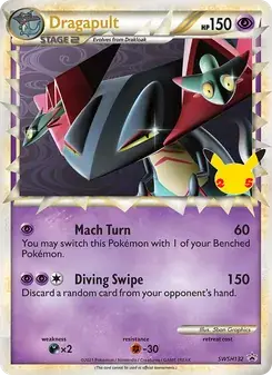 Dragapult SWSH132 SWSH Black Star Promos Pokémon card