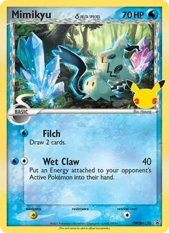Mimikyu SWSH136 SWSH Black Star Promos Pokémon card