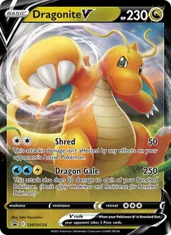 Dragonite V SWSH154 SWSH Black Star Promos Pokémon card