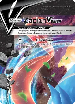 Zacian V-UNION SWSH163 SWSH Black Star Promos Pokémon card