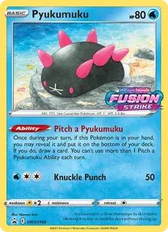 Pyukumuku SWSH169 SWSH Black Star Promos Pokémon card