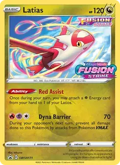 Latias SWSH171 SWSH Black Star Promos Pokémon card