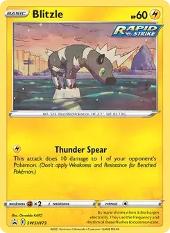 Blitzle SWSH173 SWSH Black Star Promos Pokémon card
