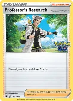 Professor's Research SWSH178 SWSH Black Star Promos Pokémon card