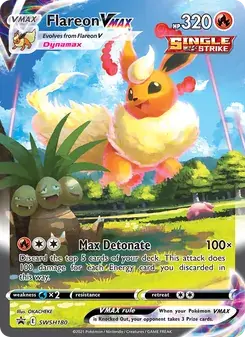 Flareon VMAX SWSH180 SWSH Black Star Promos Pokémon card