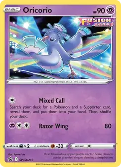 Oricorio SWSH210 SWSH Black Star Promos Pokémon card