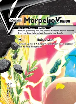 Morpeko V-UNION SWSH215 SWSH Black Star Promos Pokémon card