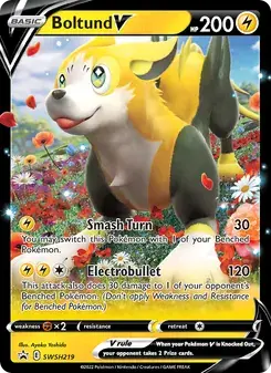 Boltund V SWSH219 SWSH Black Star Promos Pokémon card