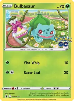 Bulbasaur SWSH231 SWSH Black Star Promos Pokémon card
