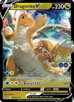Dragonite V SWSH235 SWSH Black Star Promos Pokémon card