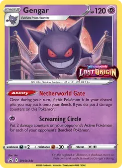 Gengar SWSH241 SWSH Black Star Promos Pokémon card