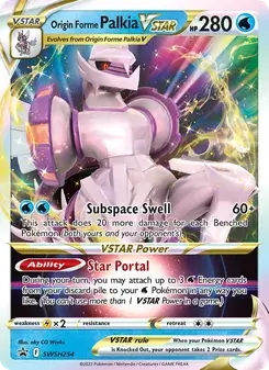 Origin Forme Palkia VSTAR SWSH254 SWSH Black Star Promos Pokémon card