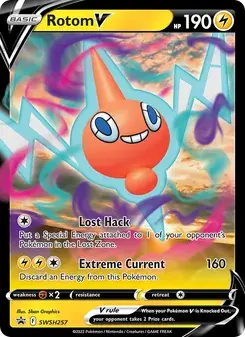 Rotom V SWSH257 SWSH Black Star Promos Pokémon card