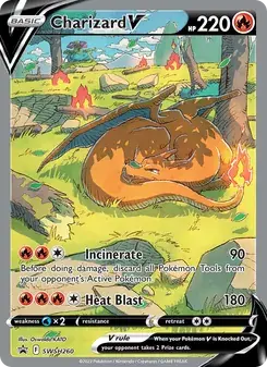 Charizard V SWSH260 SWSH Black Star Promos Pokémon card