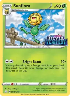 Sunflora SWSH269 SWSH Black Star Promos Pokémon card