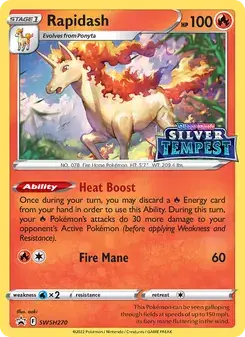 Rapidash SWSH270 SWSH Black Star Promos Pokémon card
