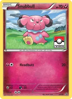 Snubbull 22/39 Kalos Starter Set Pokémon card