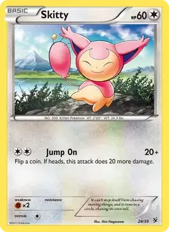 Skitty 28/39 Kalos Starter Set Pokémon card