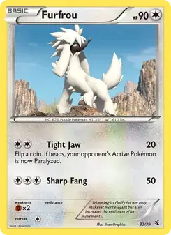 Furfrou 32/39 Kalos Starter Set Pokémon card