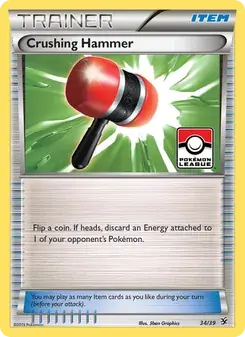 Crushing Hammer 34/39 Kalos Starter Set Pokémon card