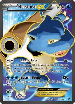 Blastoise EX 142/146 XY Pokémon card