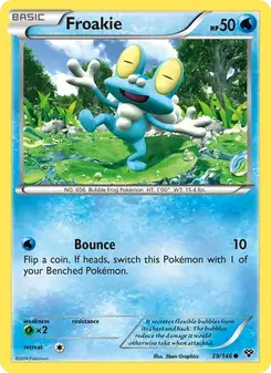 Froakie 39/146 XY Pokémon card