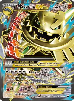 M Steelix EX 109/114 Steam Siege Pokémon card
