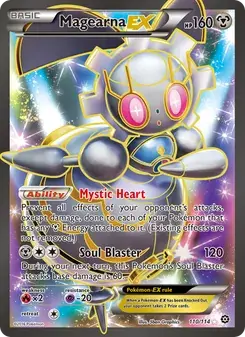 Magearna EX 110/114 Steam Siege Pokémon card