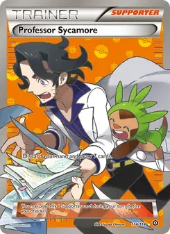 Professor Sycamore 114/114 Steam Siege Pokémon card