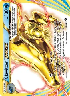 Clawitzer BREAK 35/114 Steam Siege Pokémon card