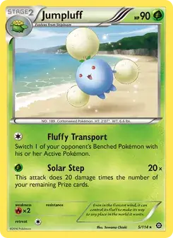 Jumpluff 5/114 Steam Siege Pokémon card