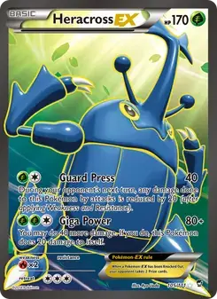 Heracross EX 105/111 Furious Fists Pokémon card