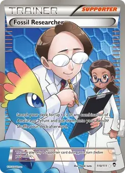 Fossil Researcher 110/111 Furious Fists Pokémon card