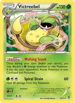 Victreebel 3/111 Furious Fists Pokémon card
