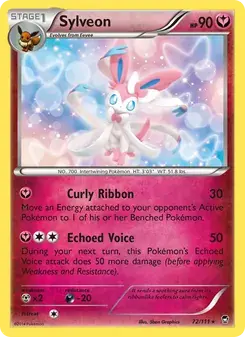Sylveon 72/111 Furious Fists Pokémon card