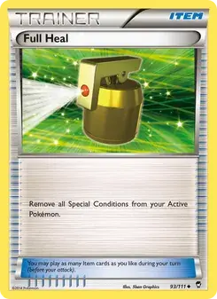 Full Heal 93/111 Furious Fists Pokémon card