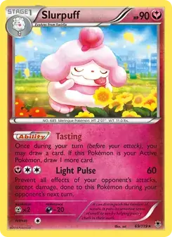 Slurpuff 69/119 Phantom Forces Pokémon card