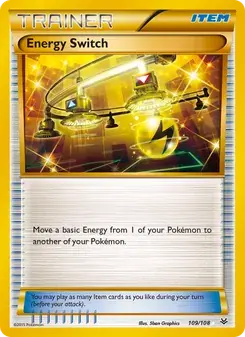Energy Switch 109/108 Roaring Skies Pokémon card