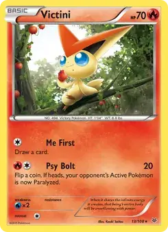 Victini 13/108 Roaring Skies Pokémon card